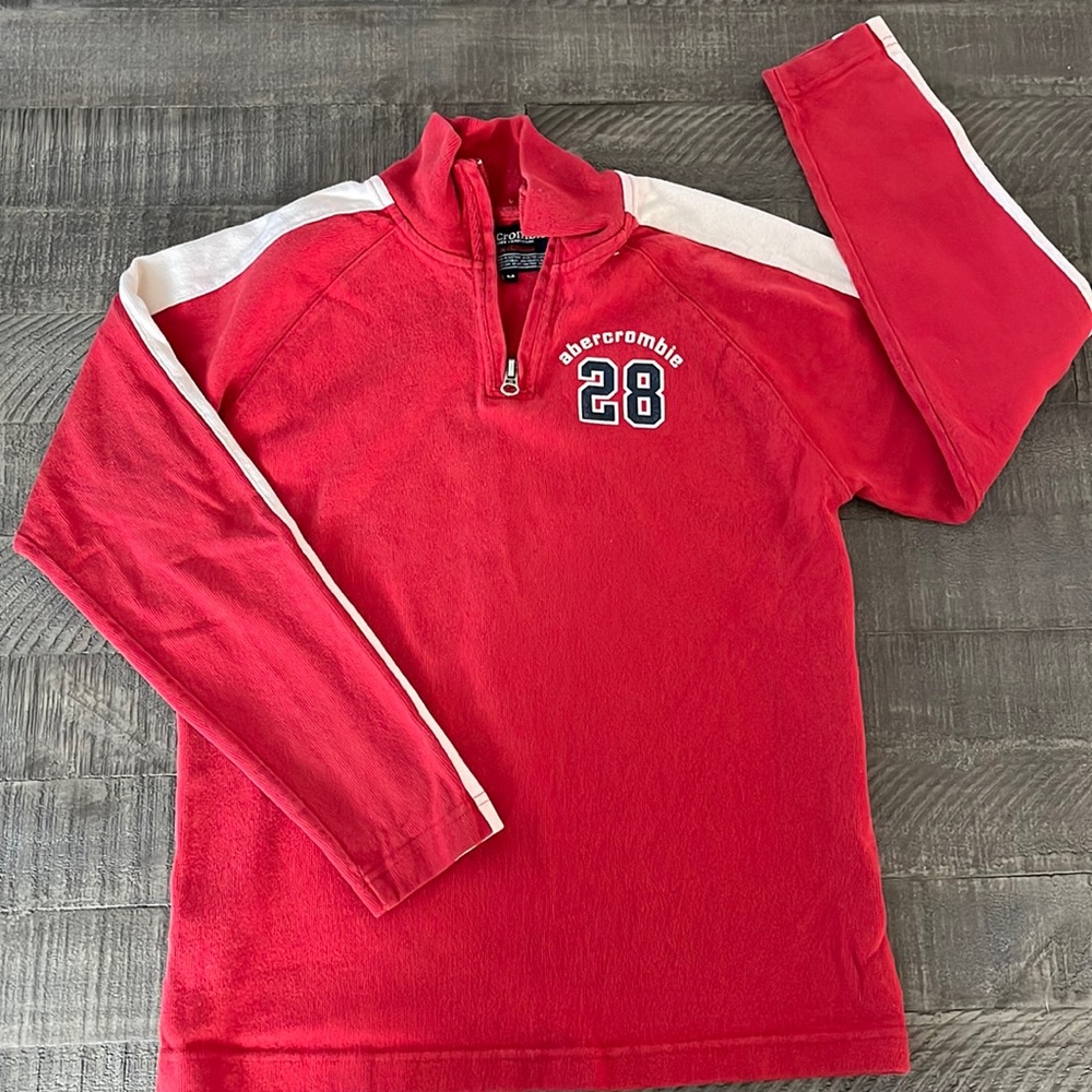 Abercrombie 3/4 Zip Vintage Athletics